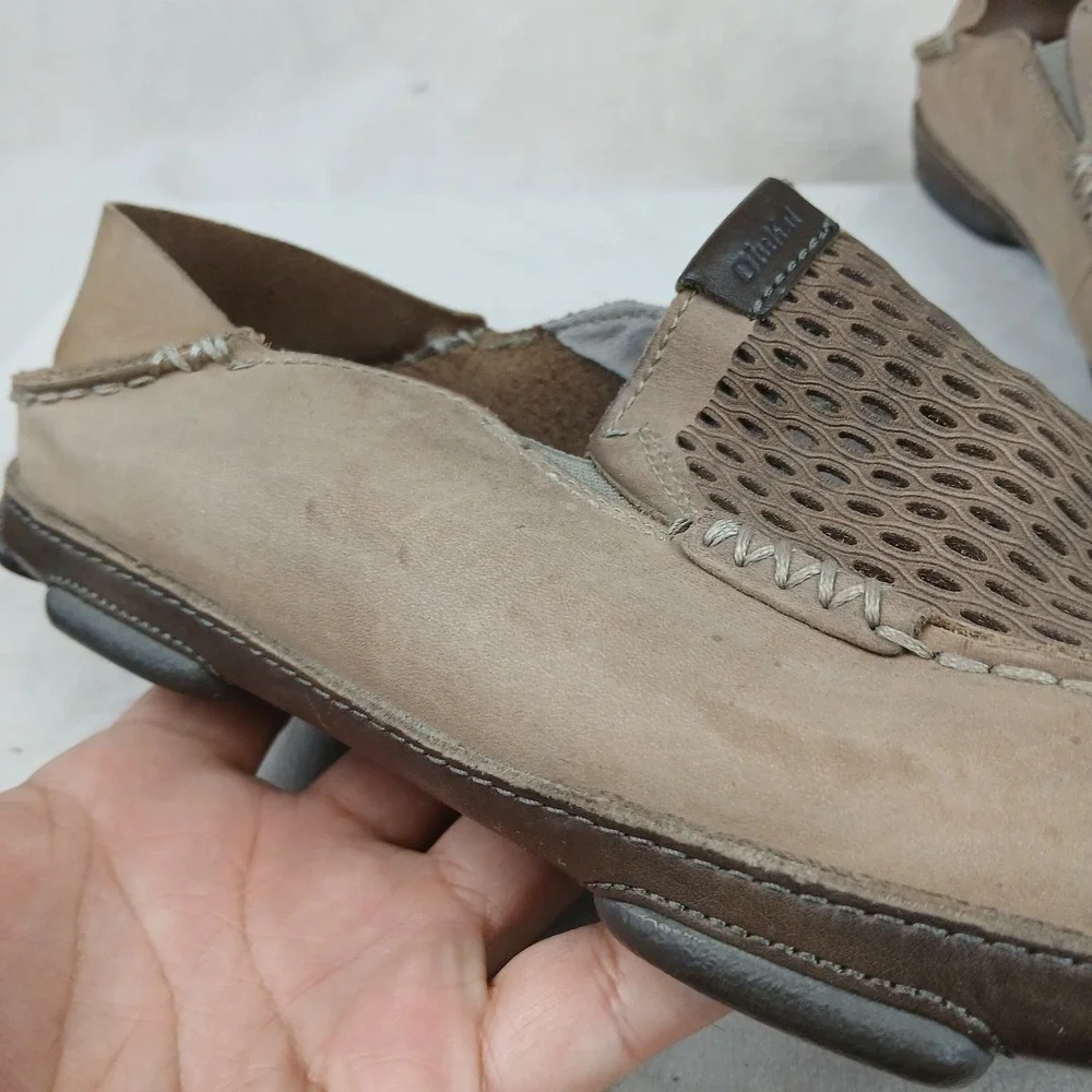 Olukai‎ Moloa Aho 9ems Shoes Slip Ons Clay Husk Perforated